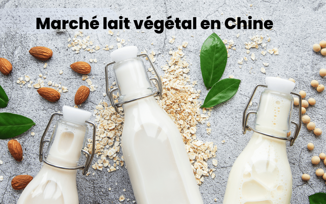 marché lait végétal en Chine