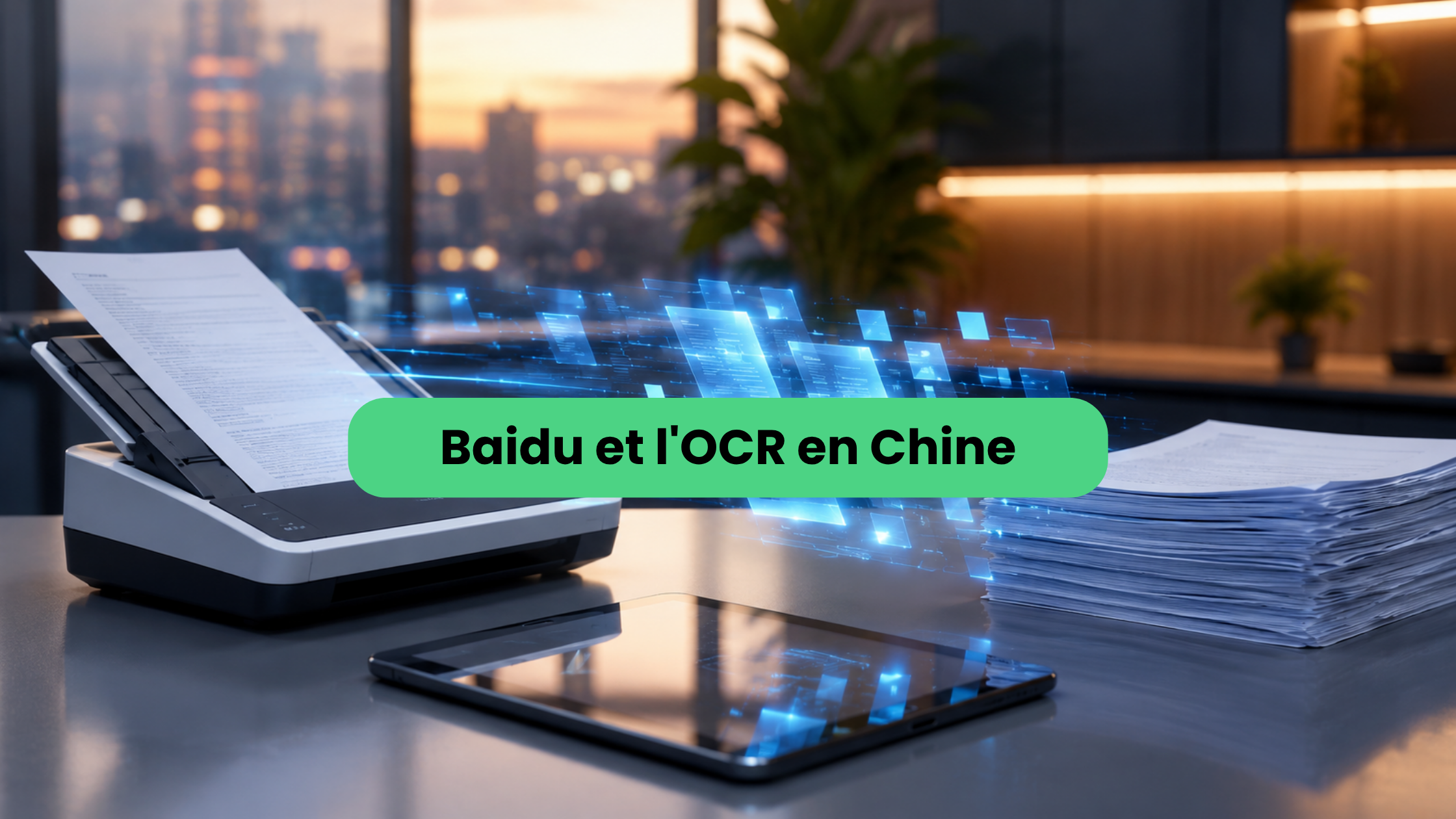 Baidu OCR Chine et intelligence artificielle